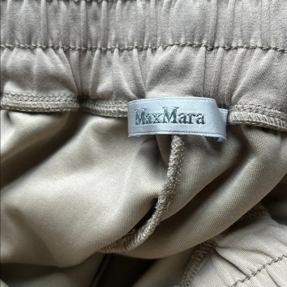 Max Mara Camel Trousers Wide Leg Elastic Waist - Picture 5 of 6